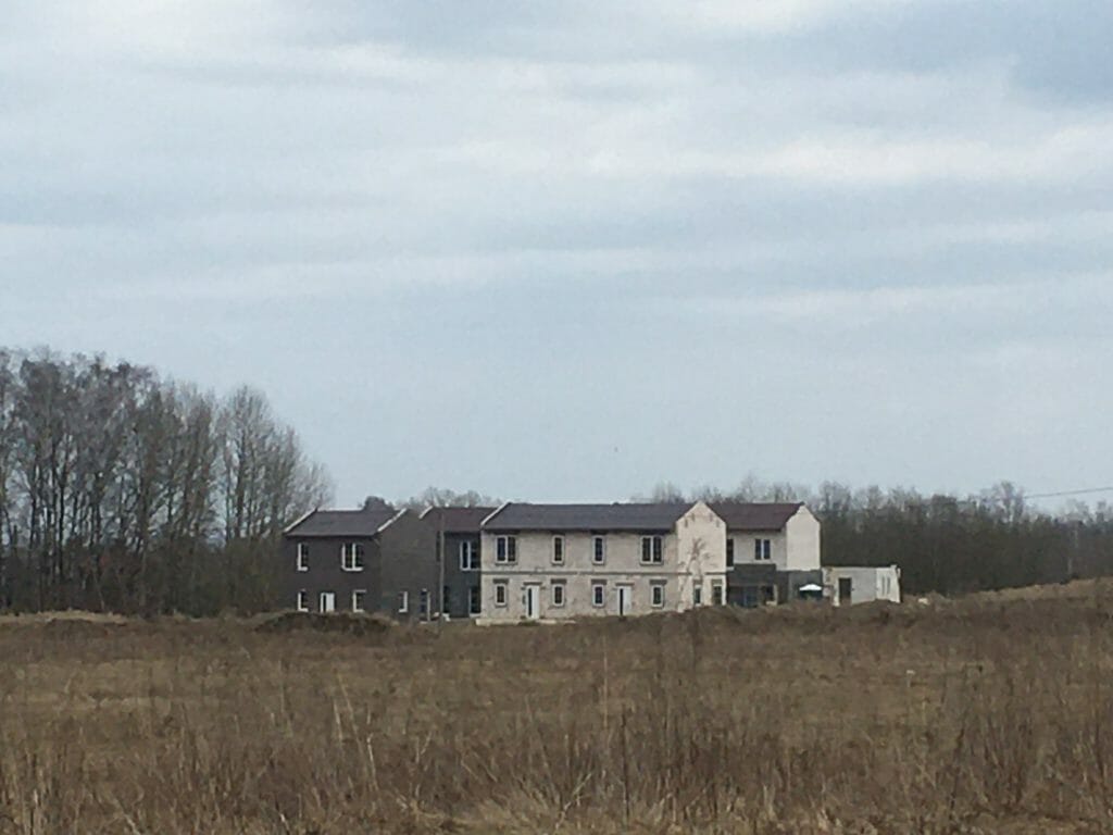 Pavilnio oazė 1 etapas (Adolfo Šapokos g. 36, 40, 40A, 42, Juozo Ereto g. 51, 51A, 51B) - Private house community, Row housing - construction photos