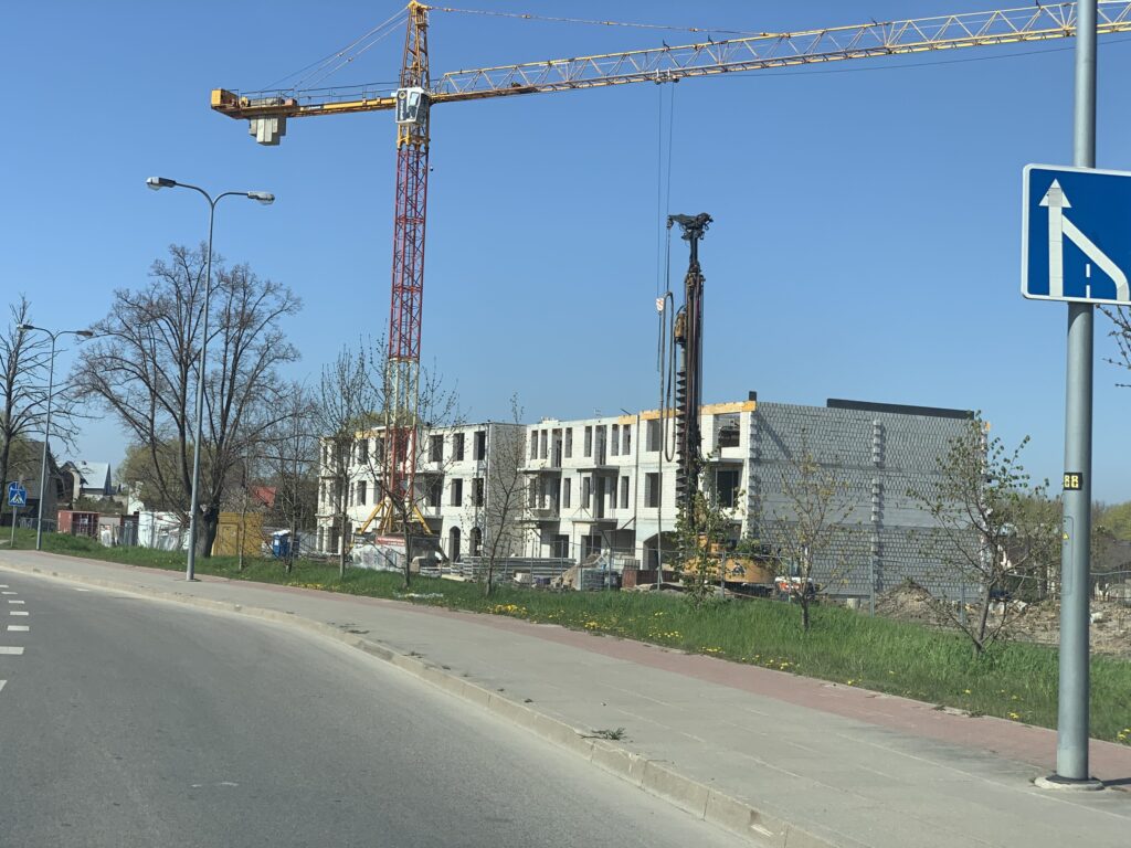 Klaipėdos Holivudas 1 etapas (M, L, K namai) (Kretingos g. 100) - Multi apartment - construction photos