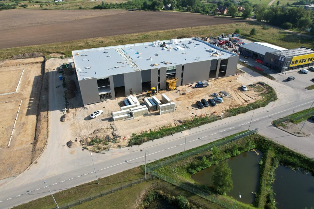 Sendvario g. 12 (Sendvario g. 12, Sudmantų k.) - Shopping center - construction photos