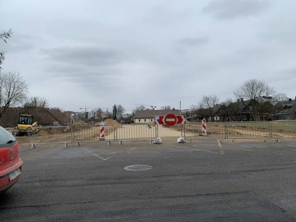 Kernavės g. (Kernavės g.) - Bike path, Street - construction photos
