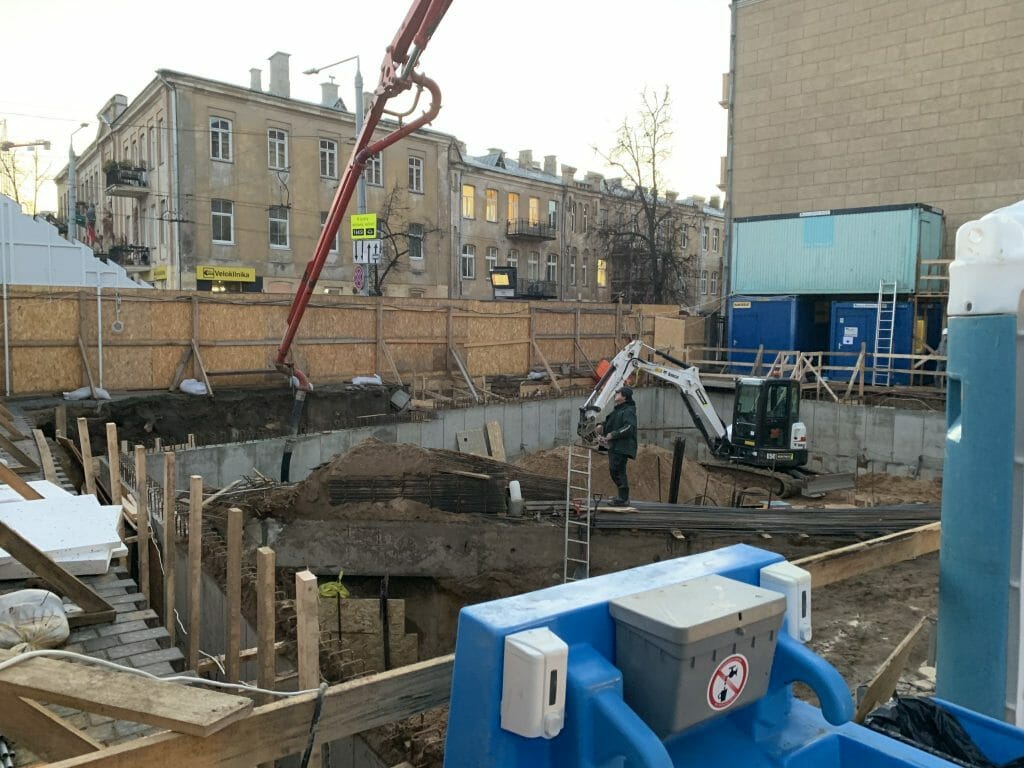 Office Boutique (Dainavos g. 7) - Office center - construction photos