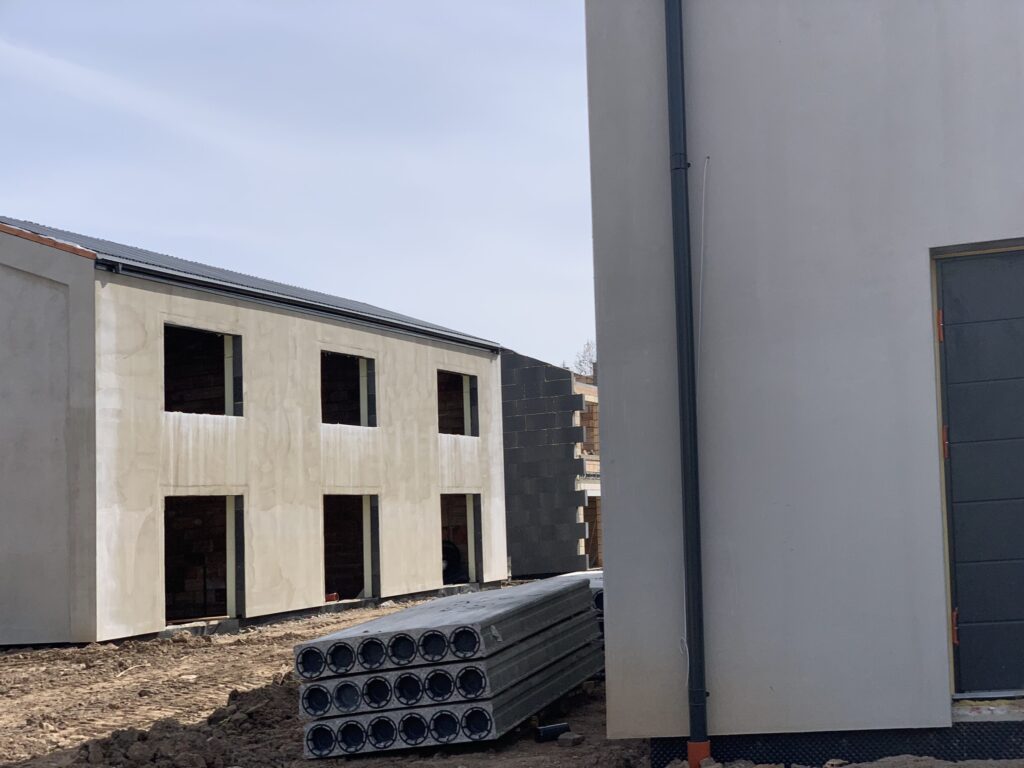 Šilainių miestelis 1 etapas (Alytaus g. 11-67) - Row housing - construction photos