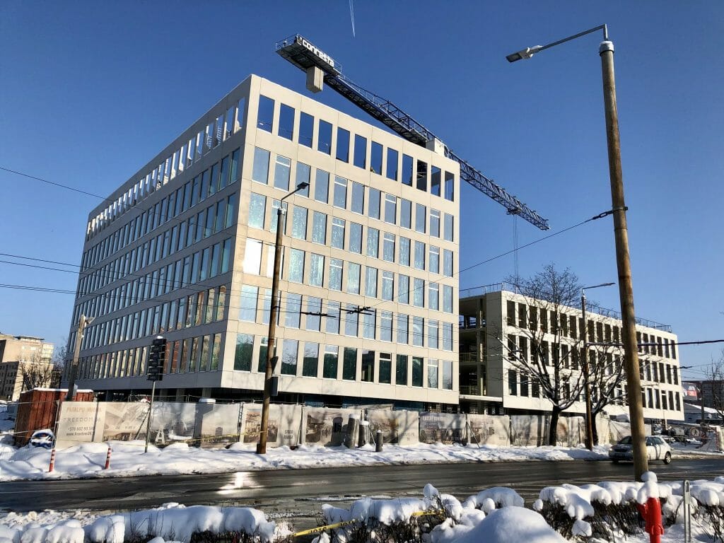 Freedom 36 (Laisvės pr. 36) - Office center - construction photos