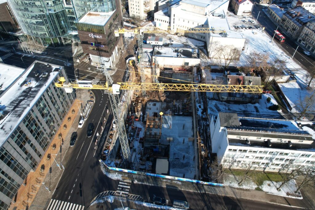 FLOW (Lvovo g. 21A) - Office center - construction photos