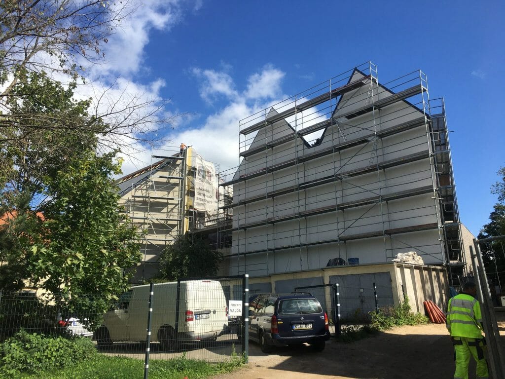 Renesanso (Sodų g. 6) - Multi apartment - construction photos