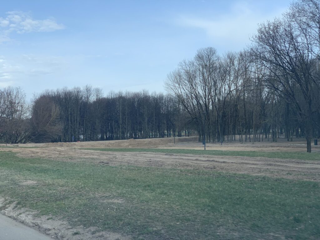 Neries krantinės parkas (Neries krant.) - Park - construction photos