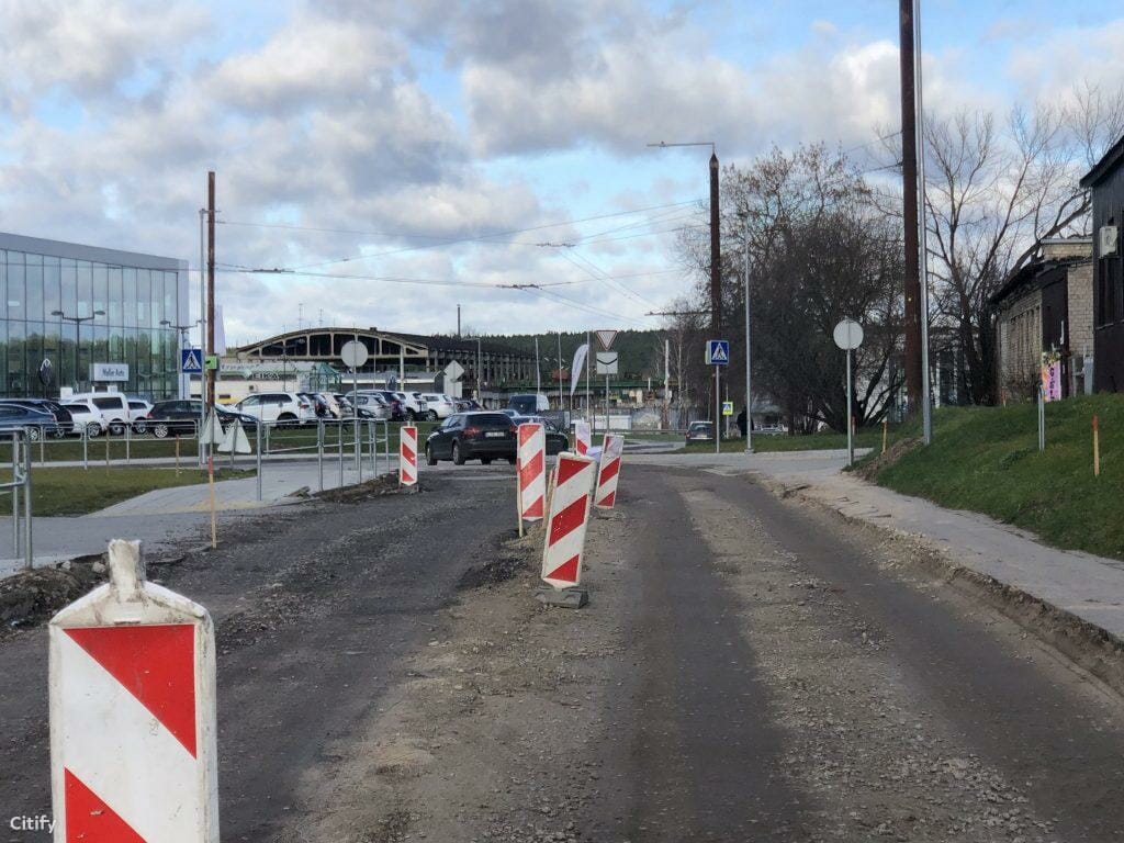 Ramaus eismo Vaduvos g. (Vaduvos g.) - Iela - būvdarbu attēli