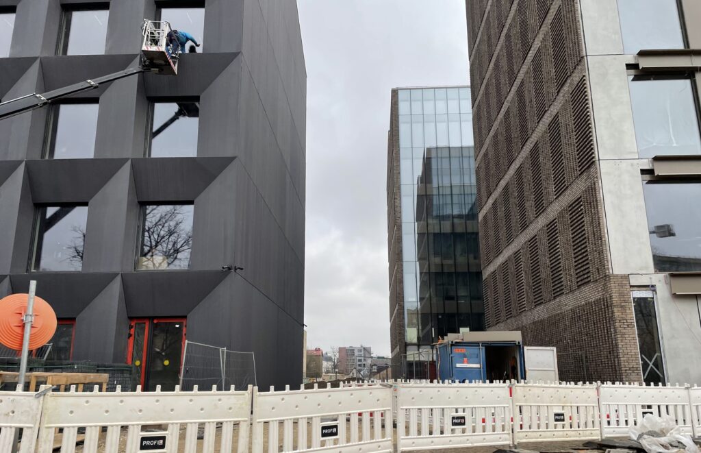 Cyber City 1 etapas (Švitrigailos g. 32) - Office center - construction photos