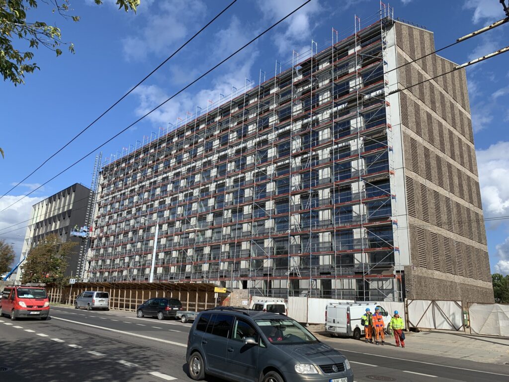 Cyber City 1 etapas (Švitrigailos g. 32) - Office center - construction photos