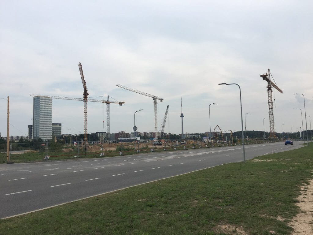 Vilnius OUTLET (Vytauto Pociūno g. 8) - Shopping center - construction photos