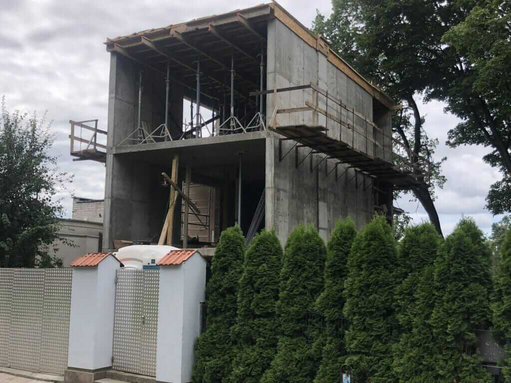 M. K. Paco g. 4B (M. K. Paco g. 4B) - Office center - construction photos