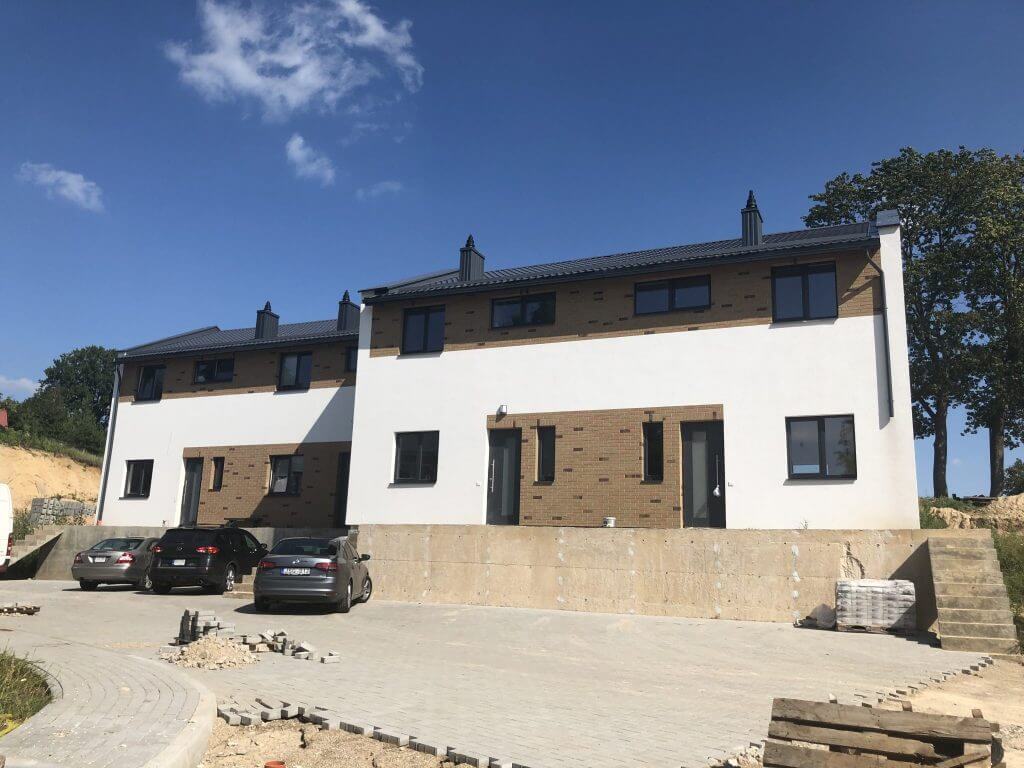 Ievų namai (Ievų g. 3) - Row housing - construction photos