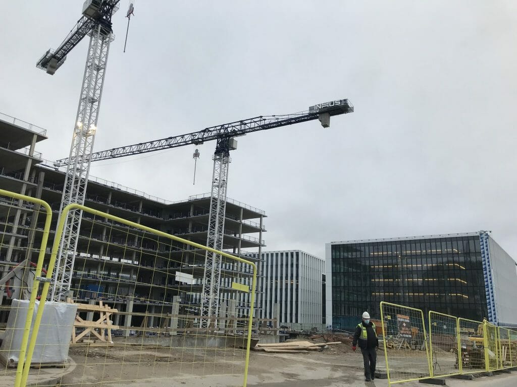 CORE (Ukmergės g. 126) - Office center - construction photos