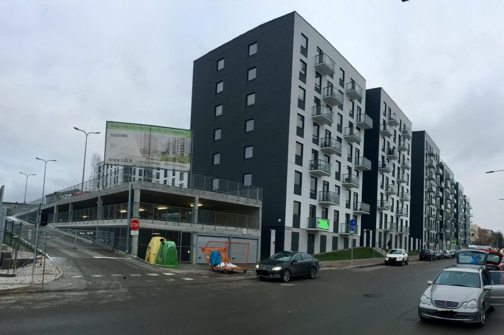B23 1 etapas (Smolensko g. 23) - Multi apartment - construction photos