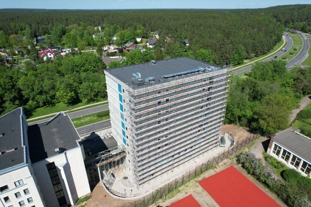 Centrinio archyvo priestatas (O. Milašiaus g. 23) - Administrative - construction photos