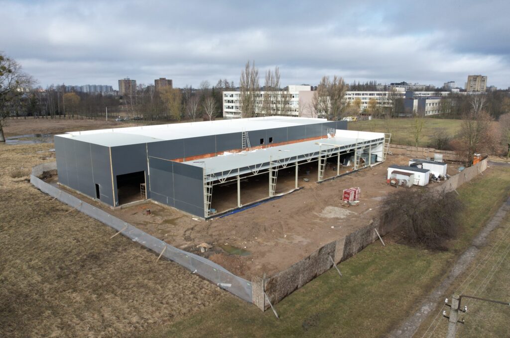Garažų g. 7 (Garažų g. 7) - Shopping center - construction photos