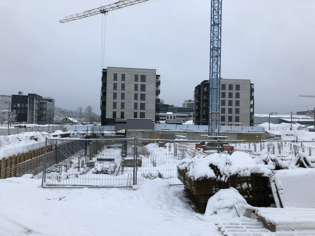 Naujasis Skansenas 2 etapas (Linkmenų g. 15) - Multi apartment - construction photos