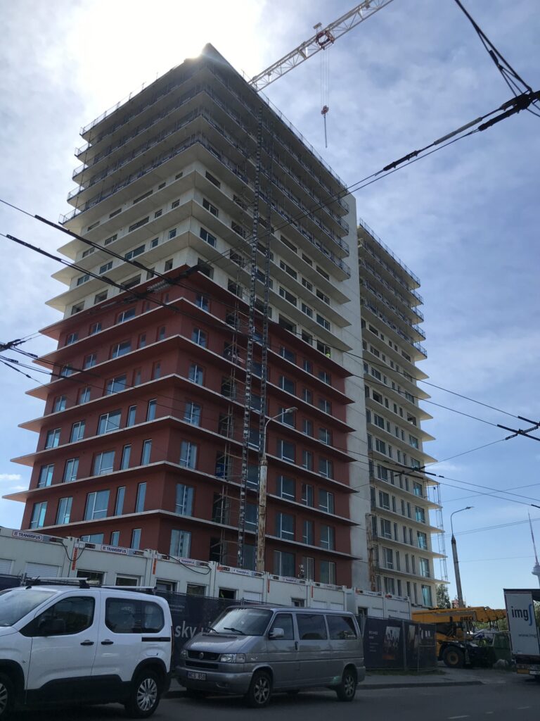 Skylum 1 etapas (Viršilų g. 6) - Daugiabutis - statybų nuotraukos