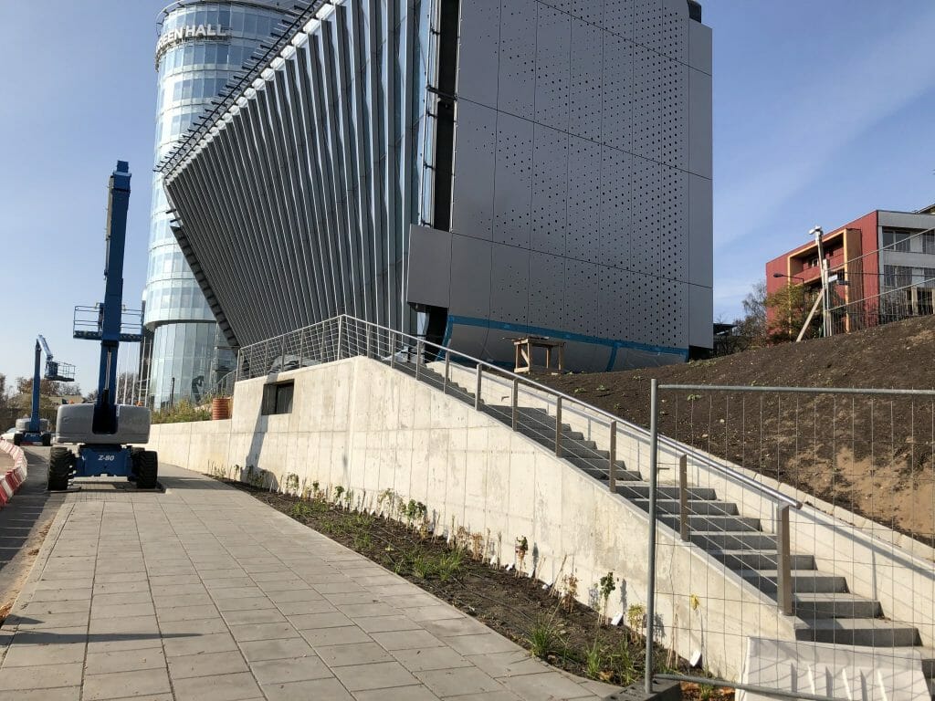 Green Hall 3 (Upės g. 9) - Office center - construction photos