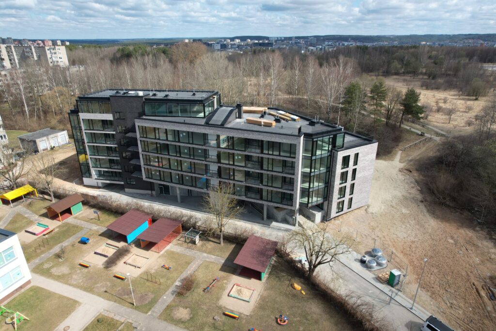 Gelvonų terasos (Gelvonų g. 1B) - Multi apartment - construction photos