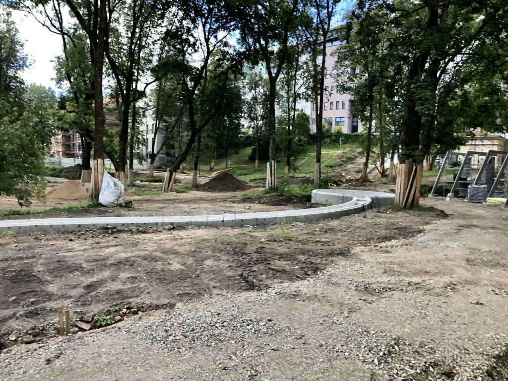 Reformatų parkas (Pylimo g.) - Parkas - statybų nuotraukos