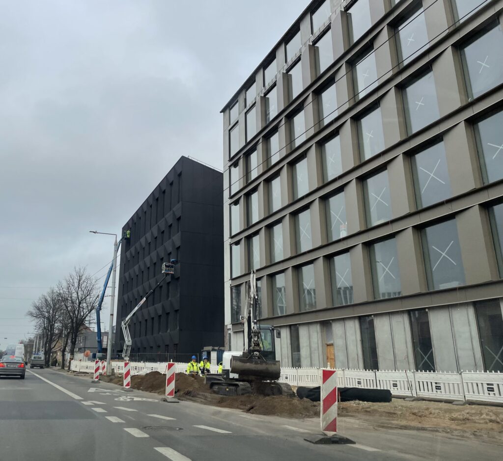 Cyber City 1 etapas (Švitrigailos g. 32) - Office center - construction photos