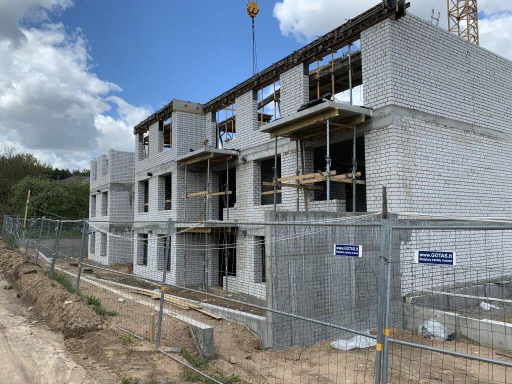 Ozo sodai (Šeškinės Sodų g. 12) - Daugiabutis - statybų nuotraukos