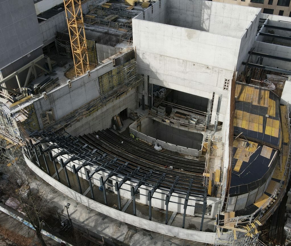 Klaipėdos muzikinis teatras (Danės g. 19) - Cultural center - construction photos