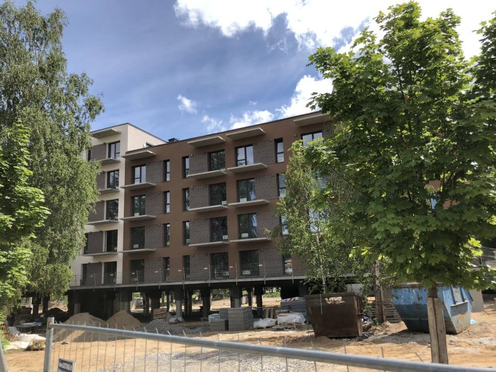 Visinoriai (Mykolo Šleževičiaus g. 14) - Multi apartment - construction photos