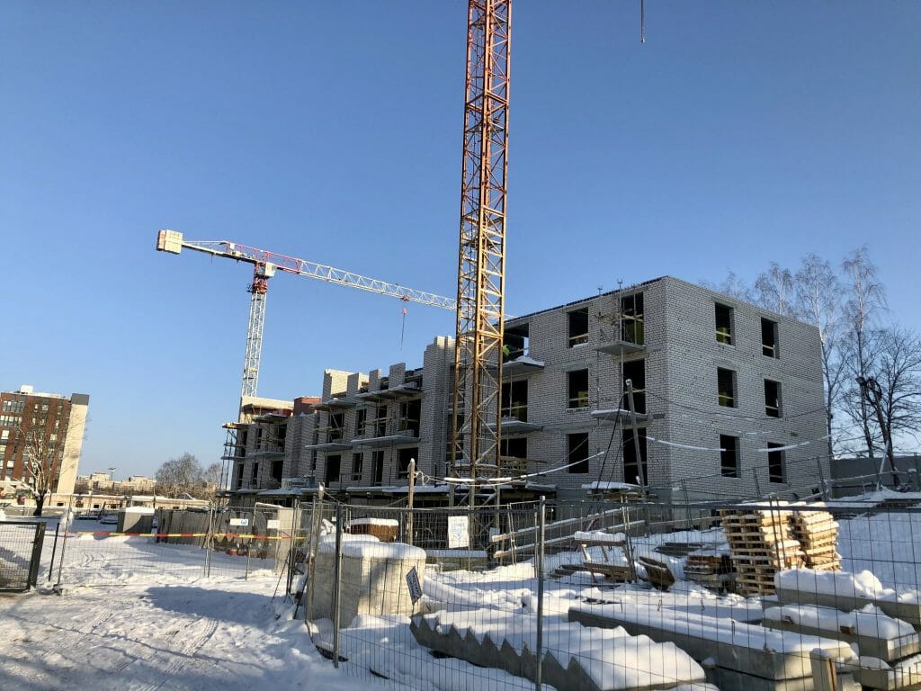 Kavoliuko 14 (A. P. Kavoliuko g. 14) - Multi apartment - construction photos