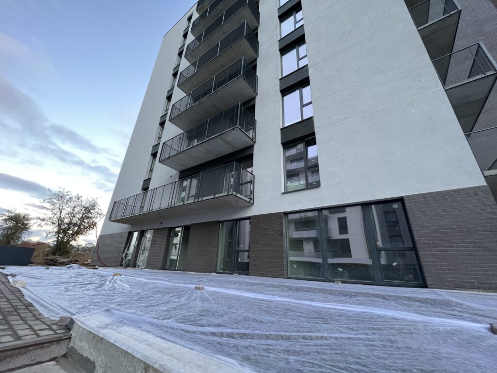 S15 (Spaudos g. 15) - Multi apartment - construction photos