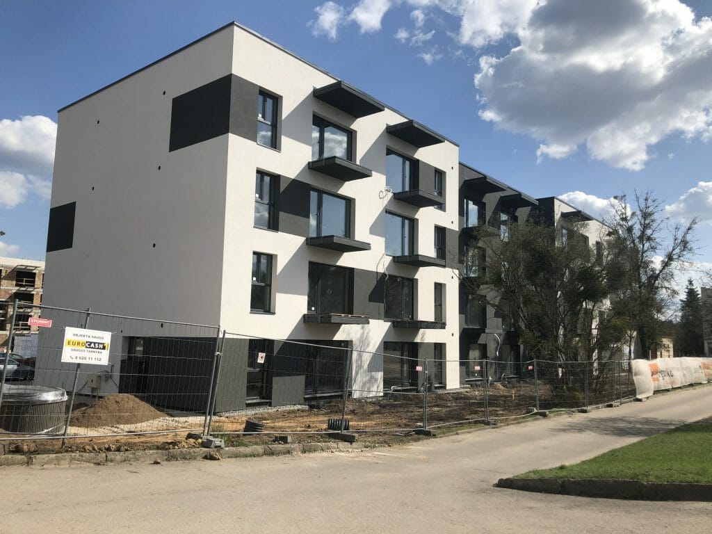 Arčiau Nemuno (Vokiečių g. 166) - Daugiabutis - statybų nuotraukos