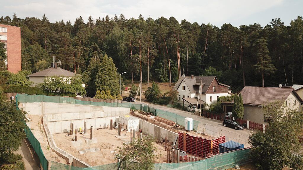 Sapieginės pušynai (Kanklių g. 6) - Daugiabutis - statybų nuotraukos