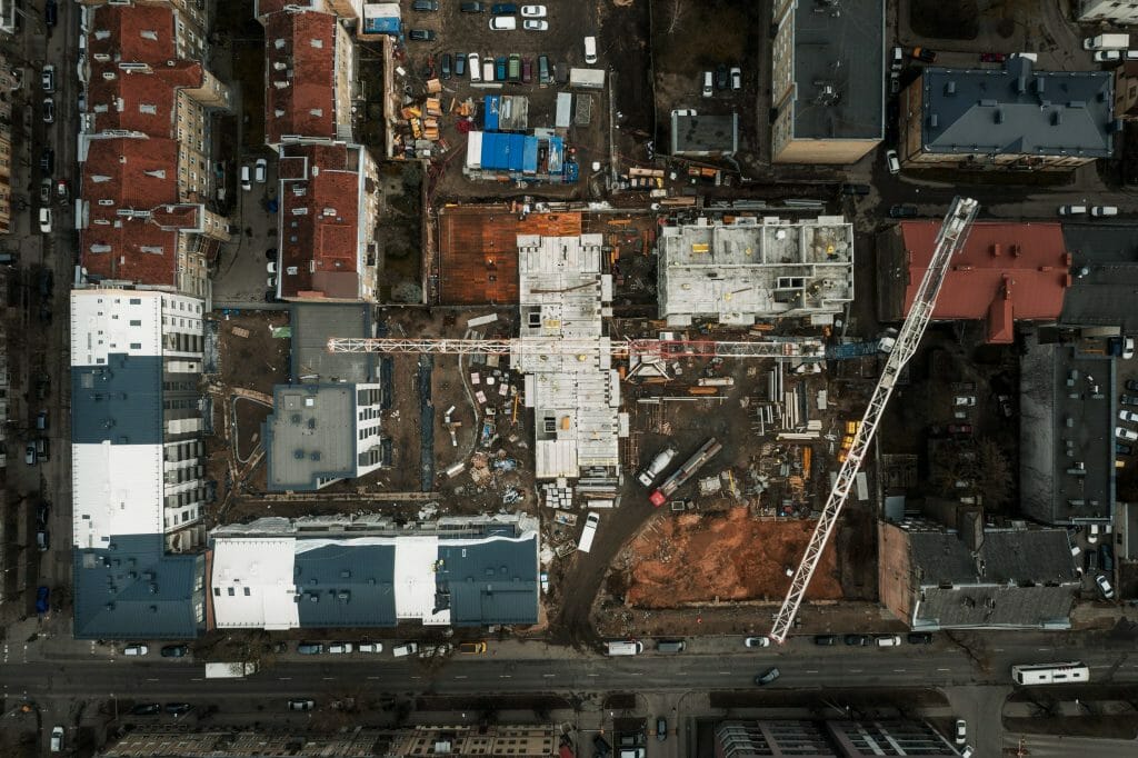 Baltas lapas Mindaugo 1 etapas (Aguonų g. 17) - Multi apartment - construction photos