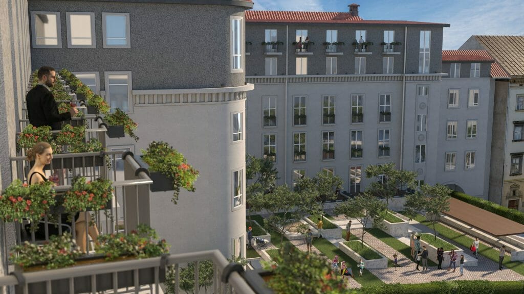 Teatri Maja Residents (Estonia pst 7 // Teatri väljak 1) - Multi apartment - visualization