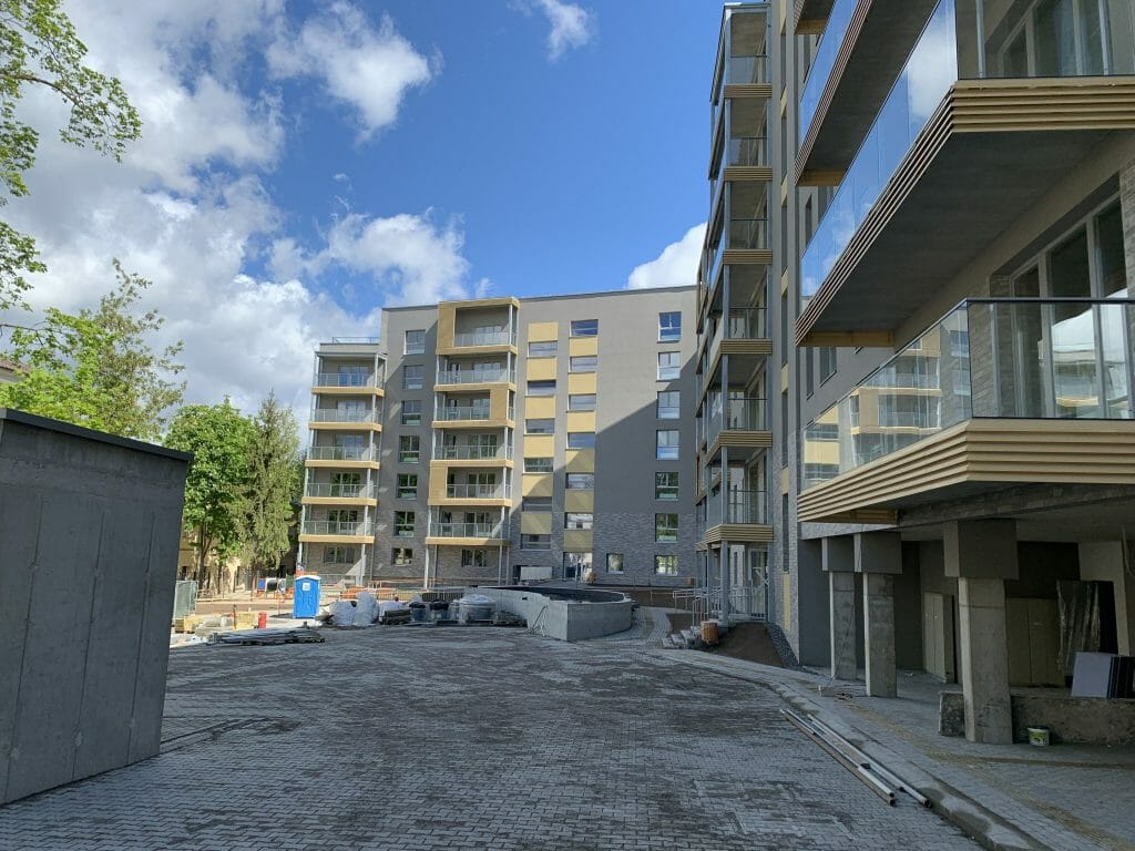 Sapiegų 19 (L. Sapiegos g. 19) - Multi apartment - construction photos