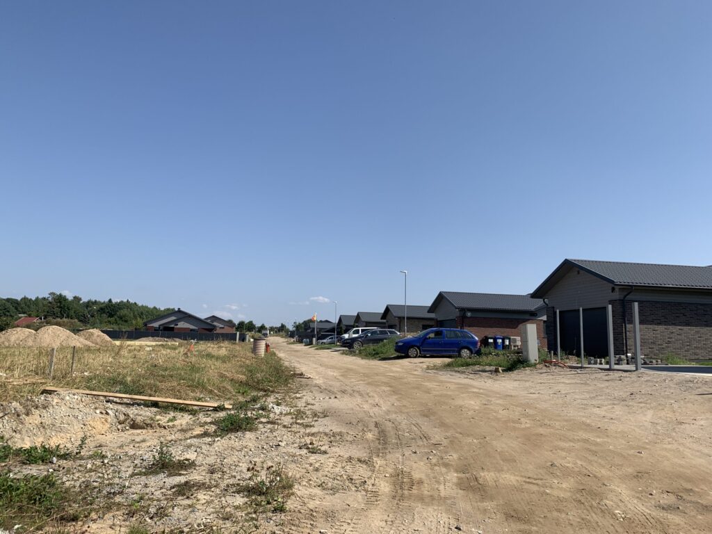 Saulės kalvos (Akacijų g. 1, 2, 3, 4, 5, 6, 7, 8, 9, 10, 11, 12, 13, 14, 15, 16, 17, 18, 19, 20, 21, Jazminų g. 1, 3, 5, 7, 9, 11, 13, 15, 17) - Private house community - construction photos