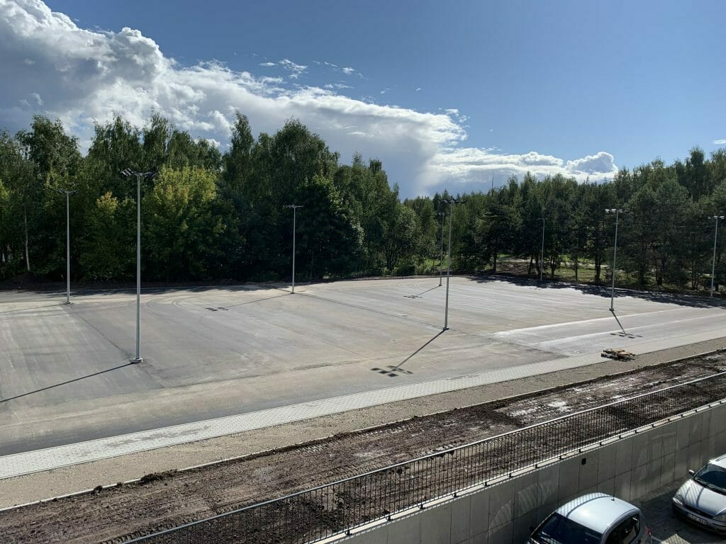 Sporto aikštynai Ozo g. (Ozo g. 39B) - Spordiväljak - ehituse fotod