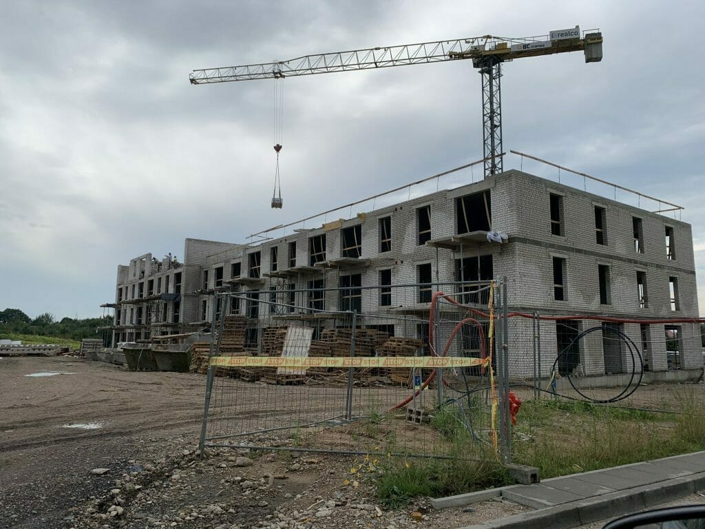 7 vakarai (Budiniškių g. 6, 8) - Multi apartment - construction photos