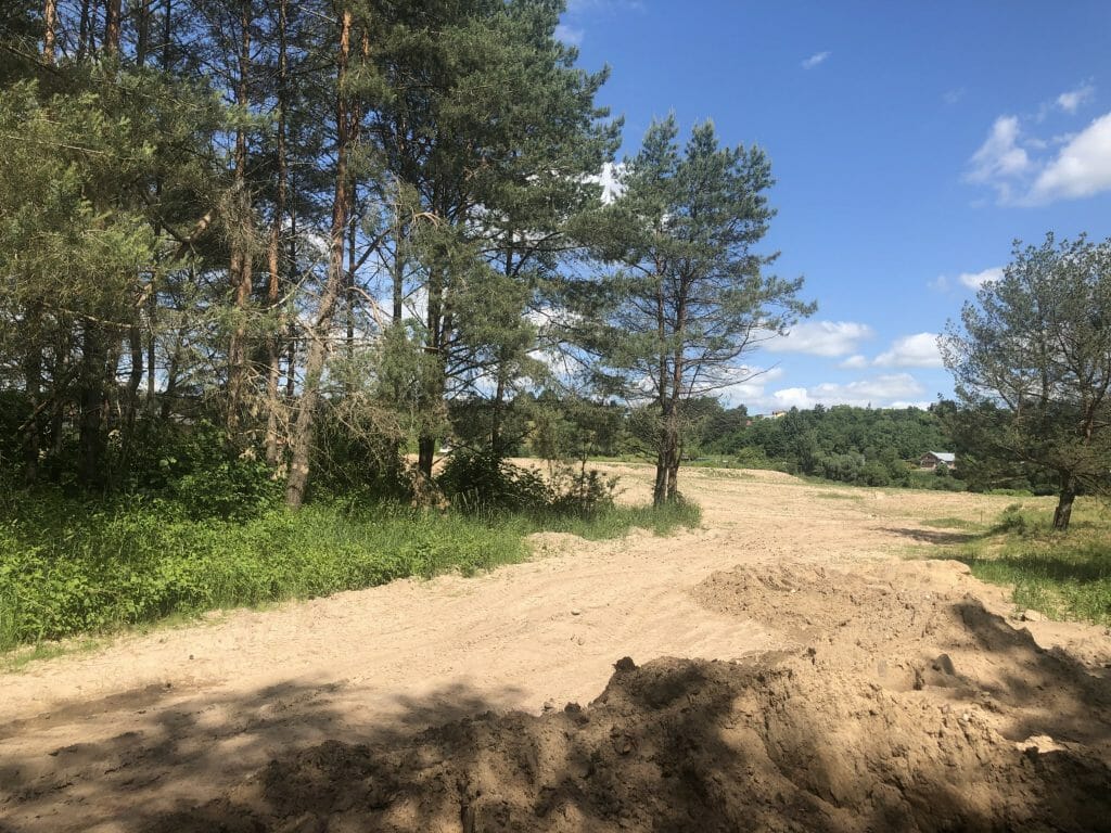 Kauno rivjera (Vaistariškių g 27) - Land plots - construction photos