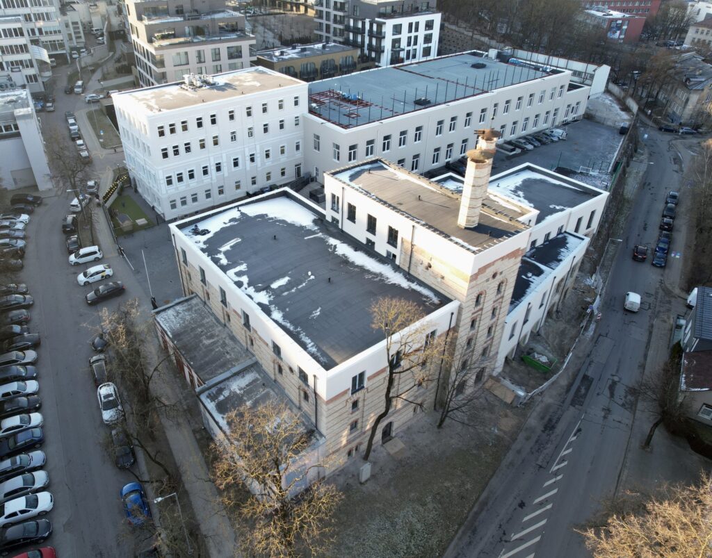 Aludarių g. 1 (Aludarių g. 1) - Office center - construction photos