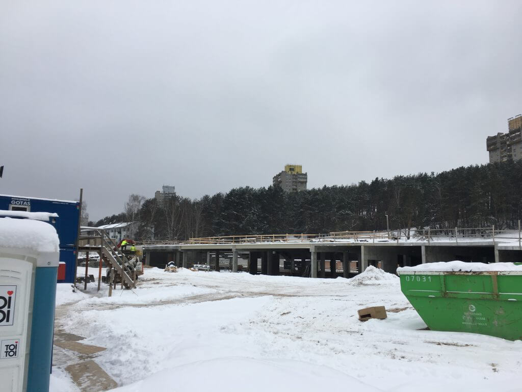 Lazdynų baseinas (Erfurto g. 13) - Pool - construction photos