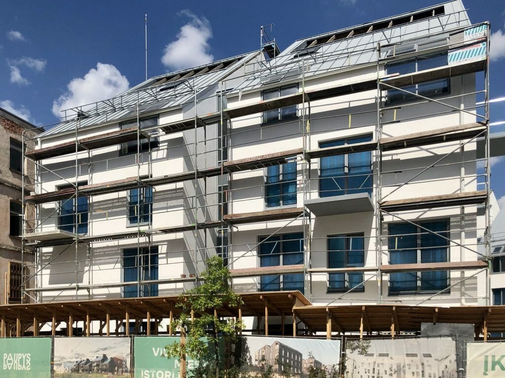 PAUPYS 4 etapas (Aukštaičių g. 16) - Multi apartment - construction photos