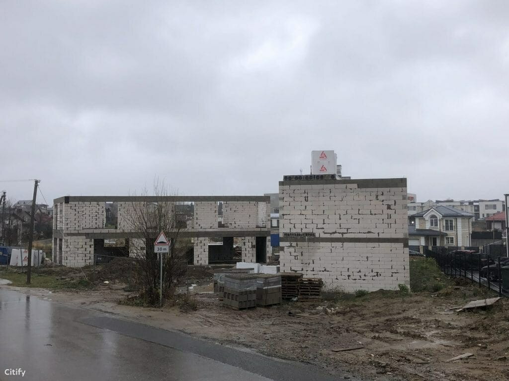 Prie skvero (Ašmenėlės g. 40) - Row housing - construction photos
