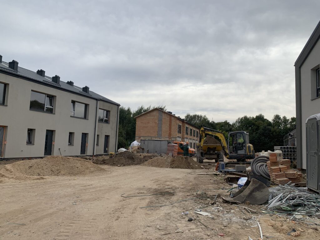 Šilainių miestelis 1 etapas (Alytaus g. 11-67) - Row housing - construction photos