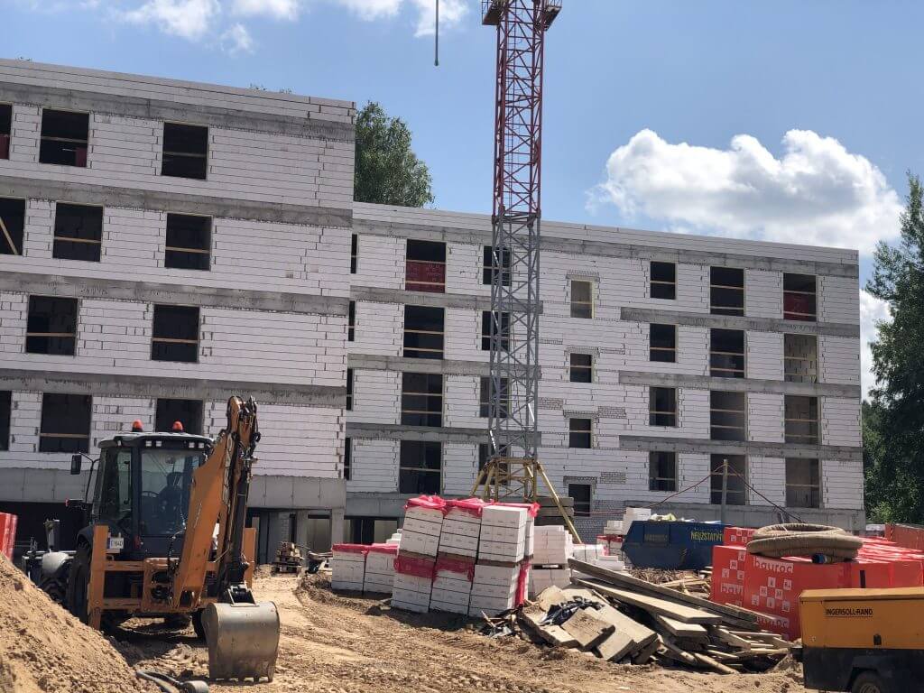 Lazdynėlių 17 (Lazdynėlių g. 17) - Multi apartment - construction photos