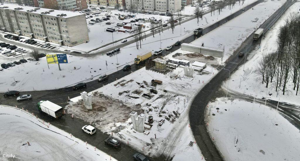 Baltijos pr. žiedinė sankryža (Baltijos pr., Šilutės pl.) - Road - construction photos