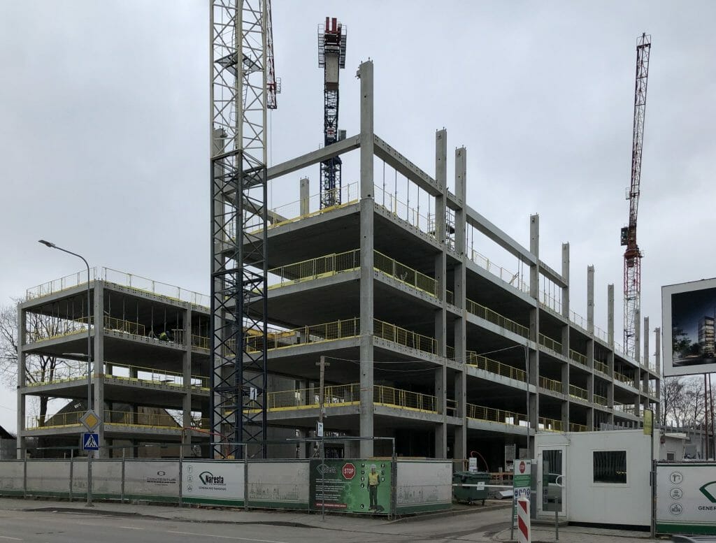 Lvivo (Lvivo g. 37) - Office center - construction photos