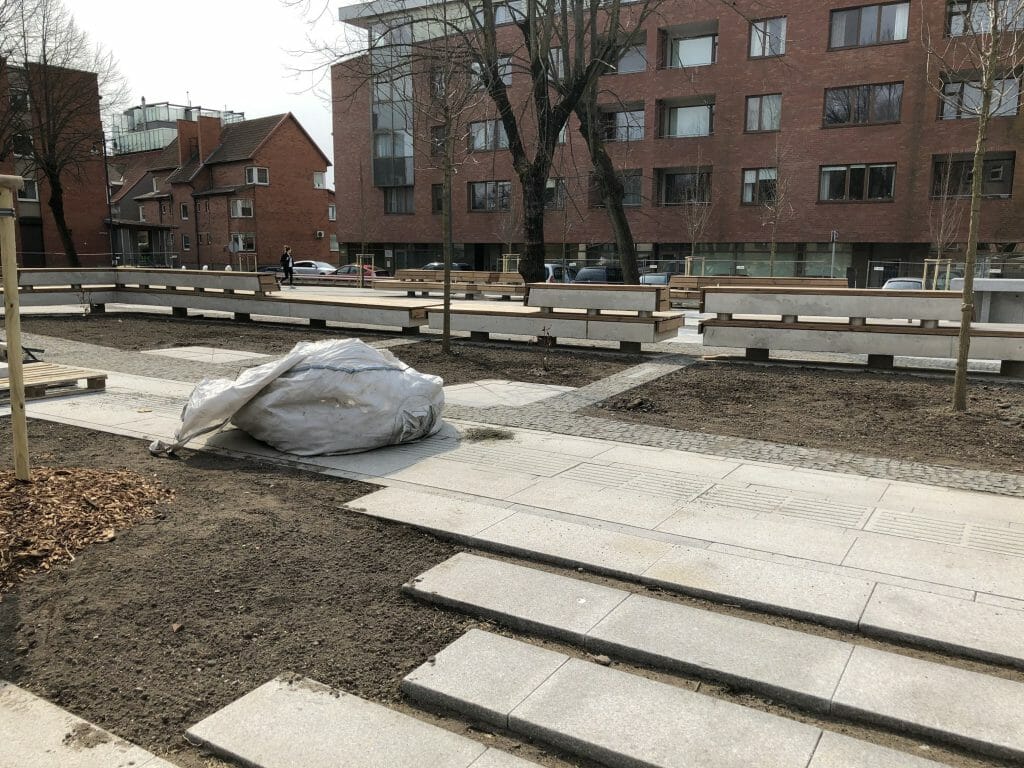 Ferdinando skveras (Jūros g., Gegužės g., Bokštų g., Krovėjų g.) - Square - construction photos