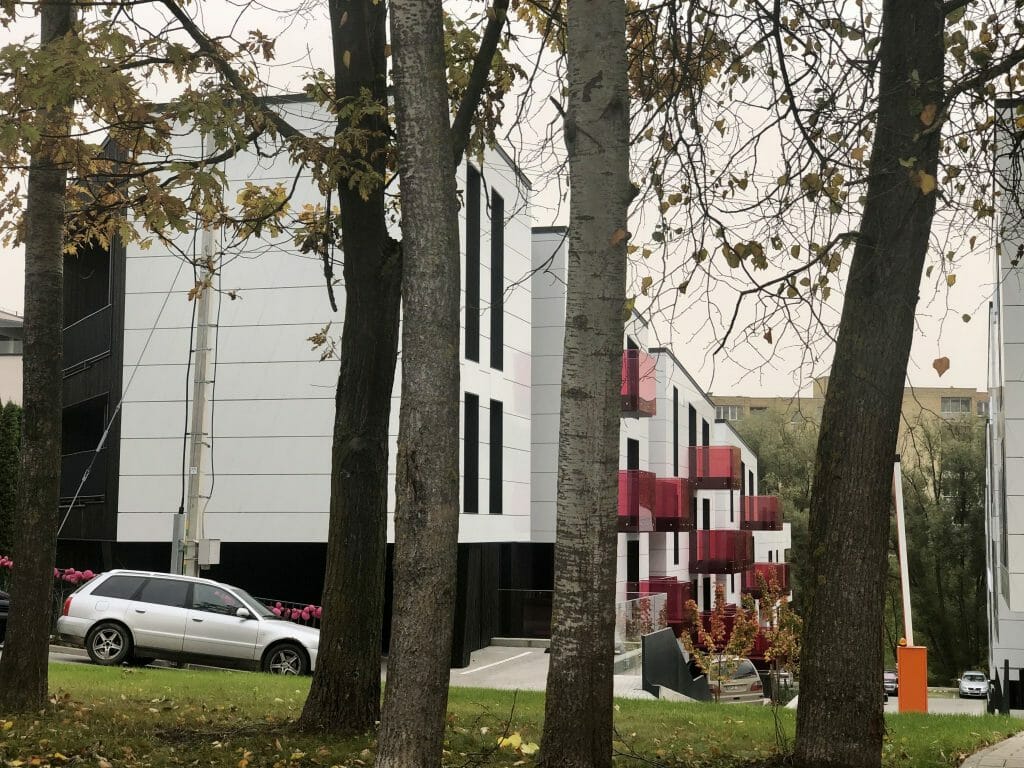 Gričiupio parko namai 2 etapas (Studentų g. 55) - Multi apartment - construction photos